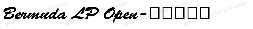 Bermuda LP Open字体转换